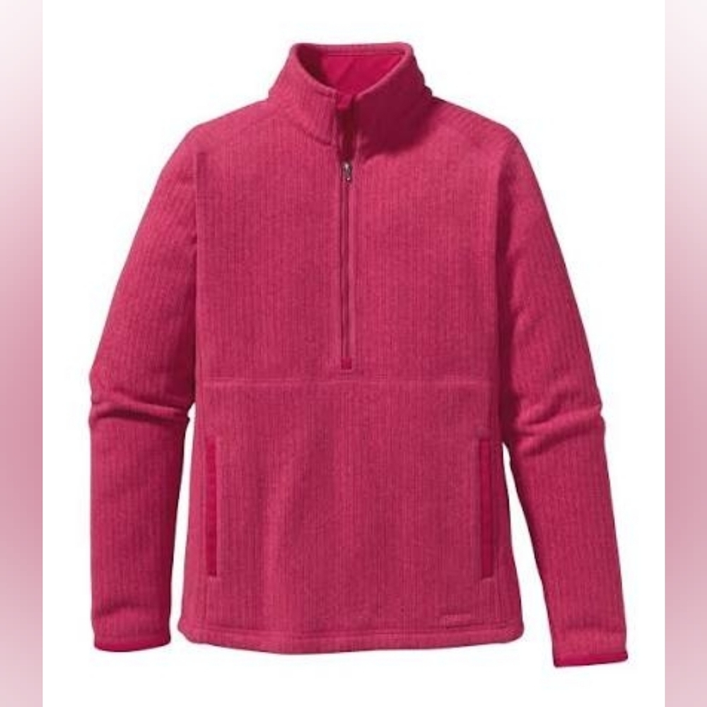 Patagonia M Better Sweater Womens Fleece 1/4 Zip Hand Warmer Pocket